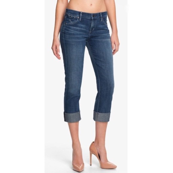 Citizens Of Humanity Denim - CITIZENS OF HUMANITY Dani Straight Leg Cropped Jean with Cuff 32